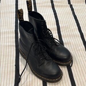 Dr. Martens Black Leather Boots